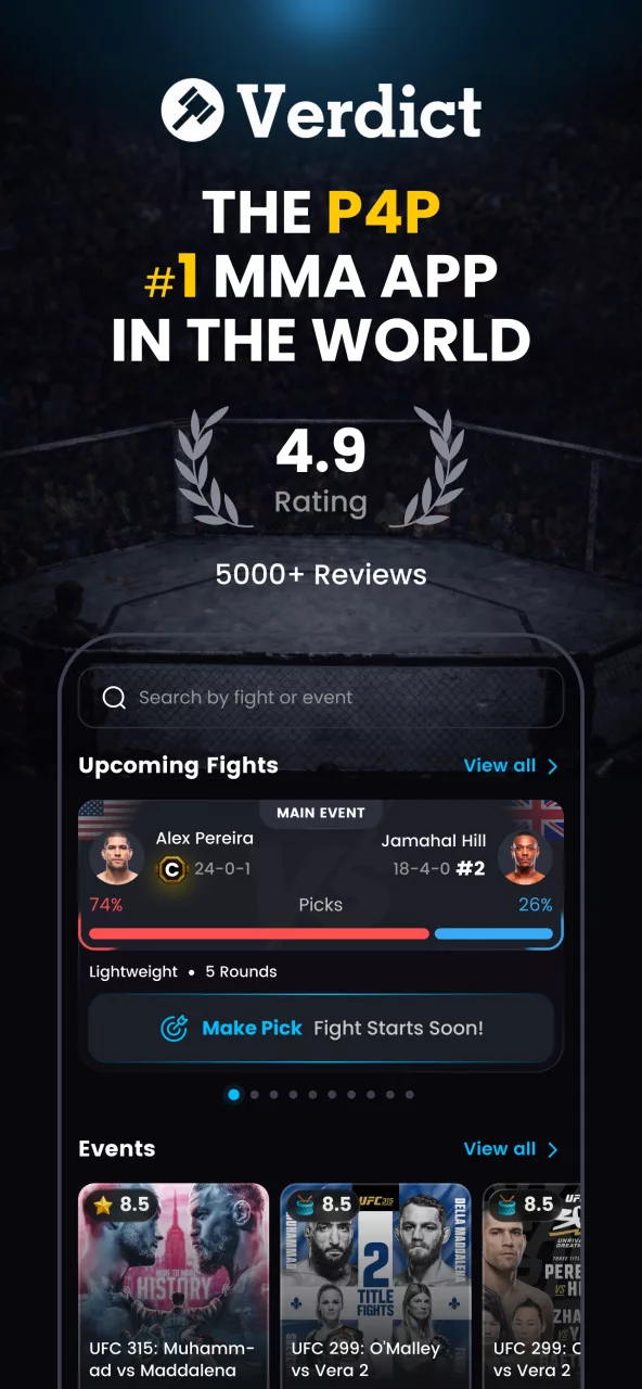 Verdict MMA Picks & Scoring