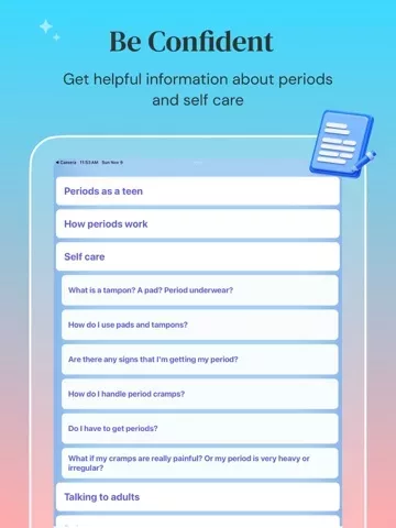 Luna Period Tracker For Teens
