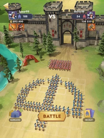 Kingdom Clash：сражения, рыцари