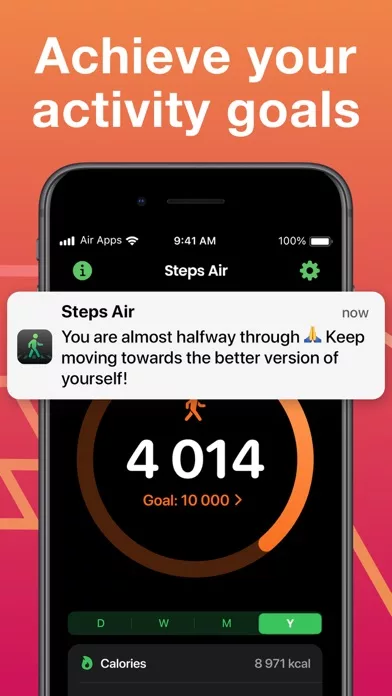 Шаги Air: Шагомер