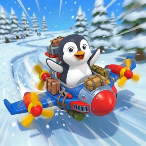 Sled Snow Surfers Slide Game