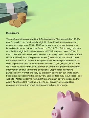 Grant Cash Advance