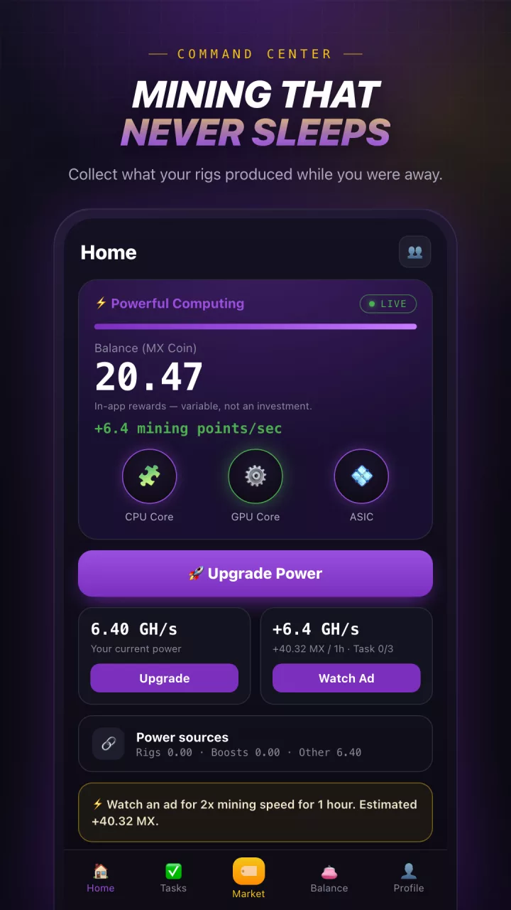 MinerX: Idle Mining Empire