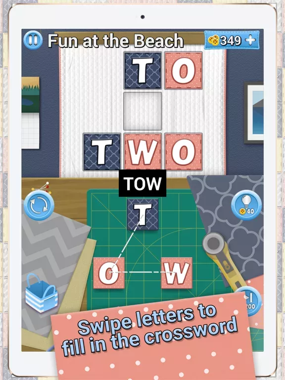 Word Stitch - Sewing Crossword