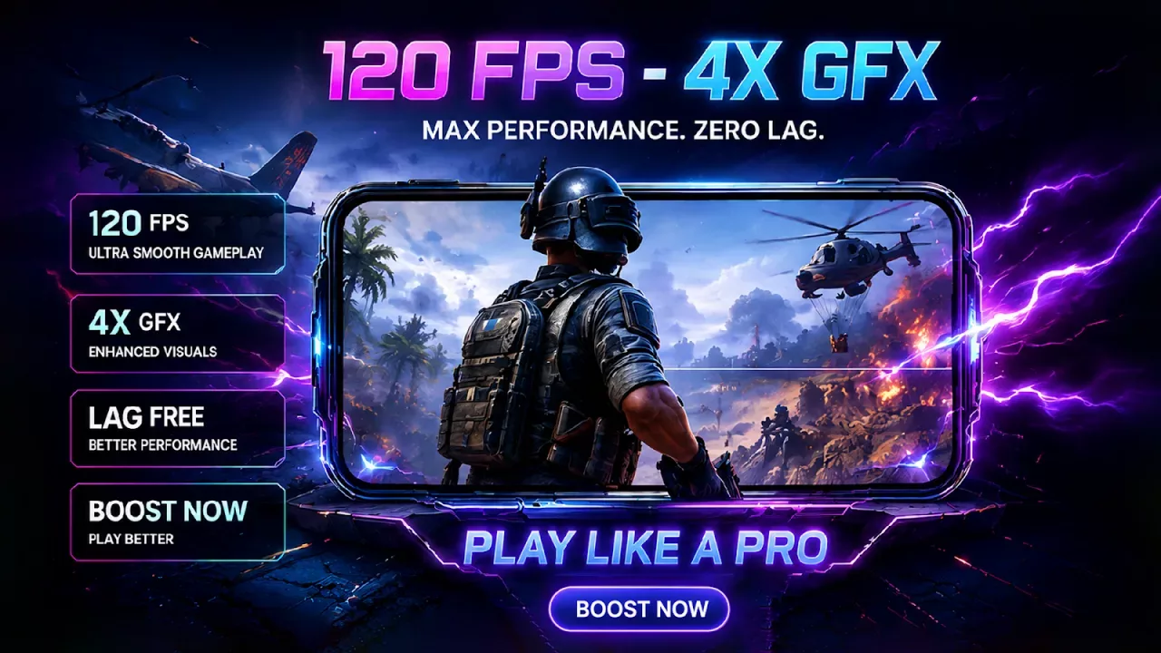 120 FPS - 4X GFXPerformance