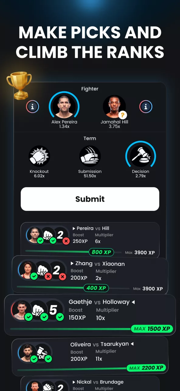 Verdict MMA Picks & Scoring