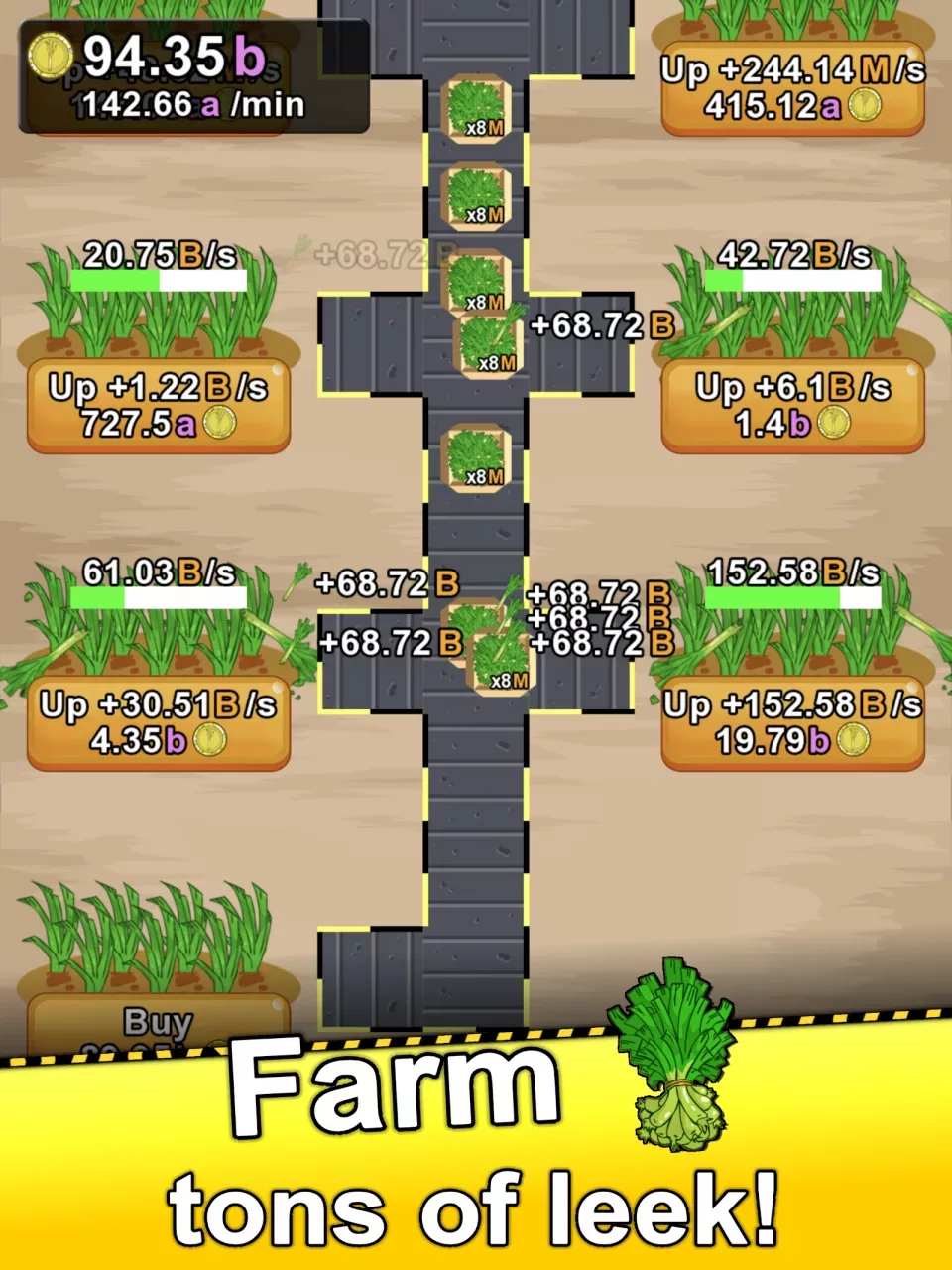Leek Factory Tycoon: Idle Game