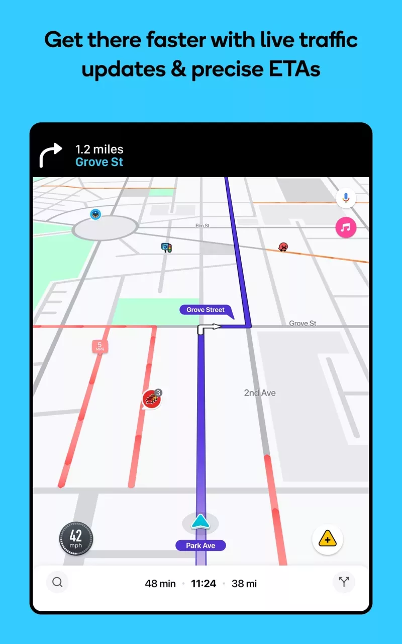 Навигация в Waze