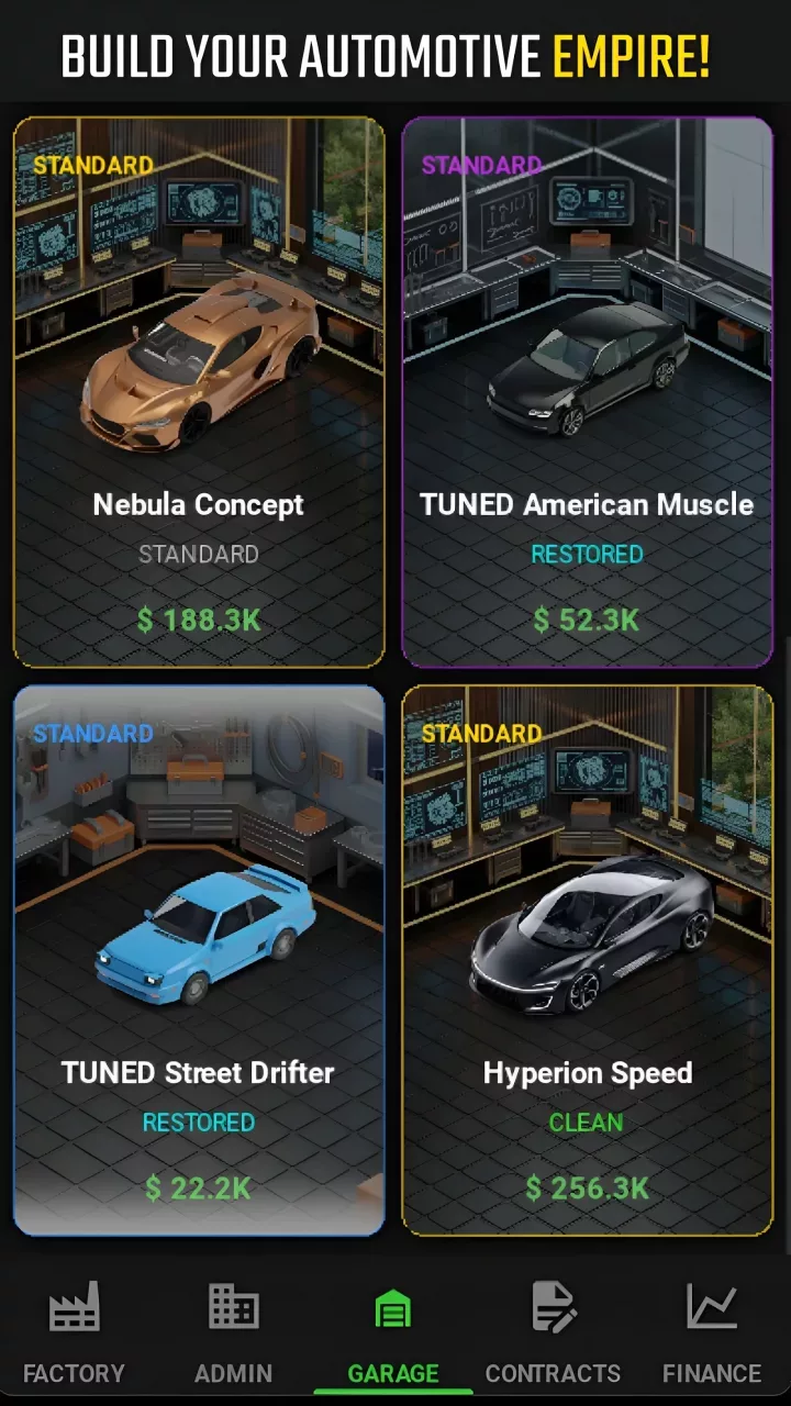 Auto Factory Tycoon: Car Maker
