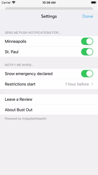 Snow Alerts