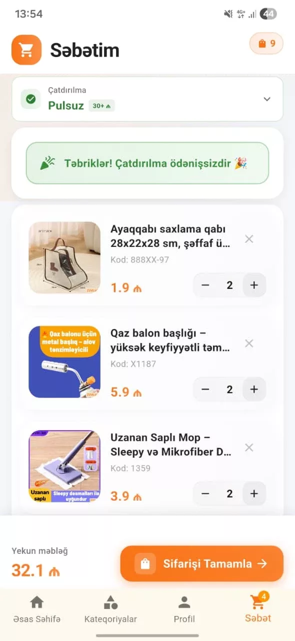 Zuvu - Onlayn Alış-veriş