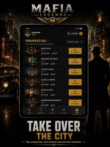 Mafia Legends: Crime City RPG