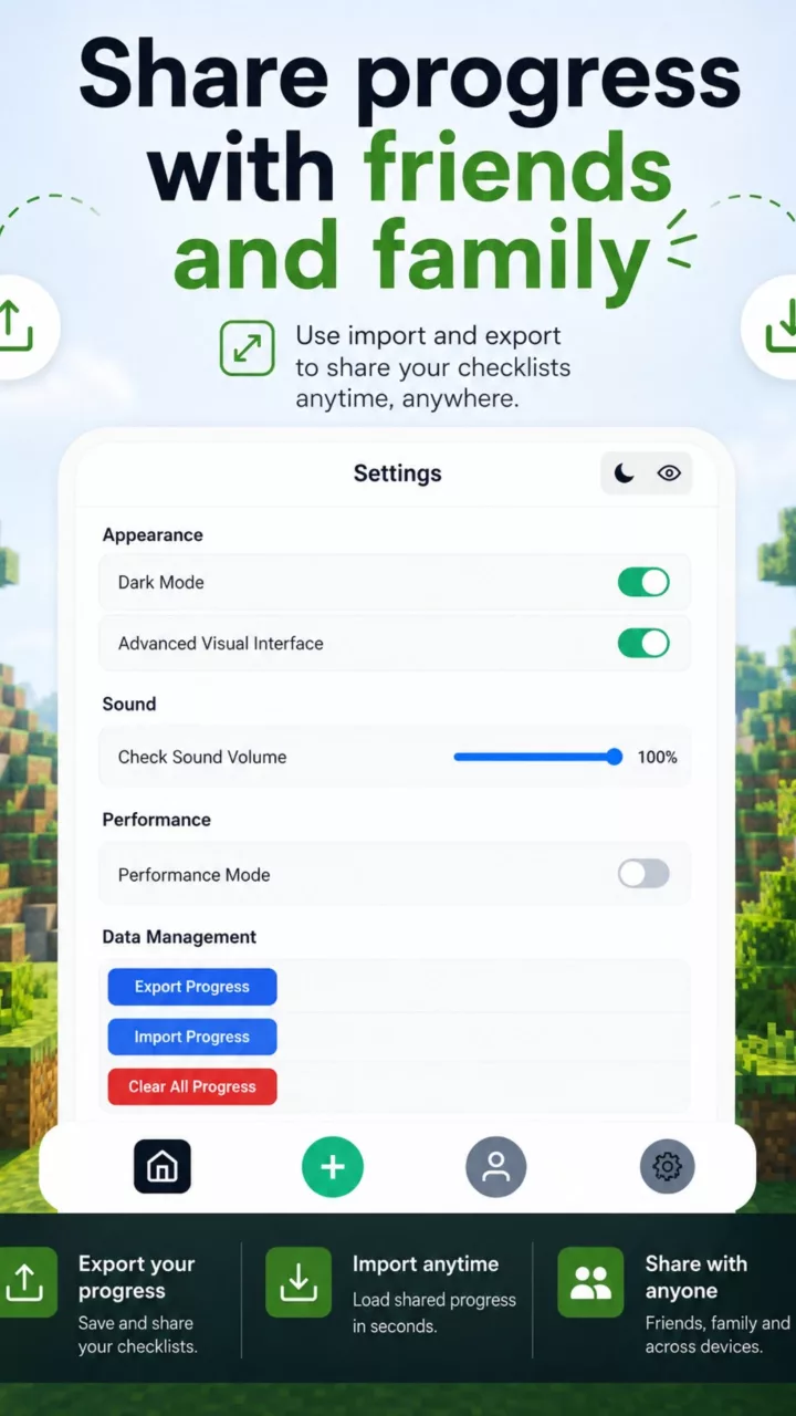 Minecraft Checklist