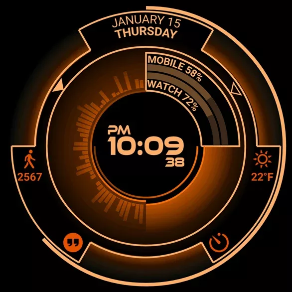Atomic Watch Face