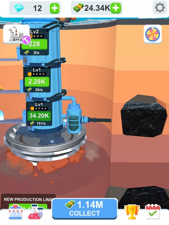 Idle Dig Factory