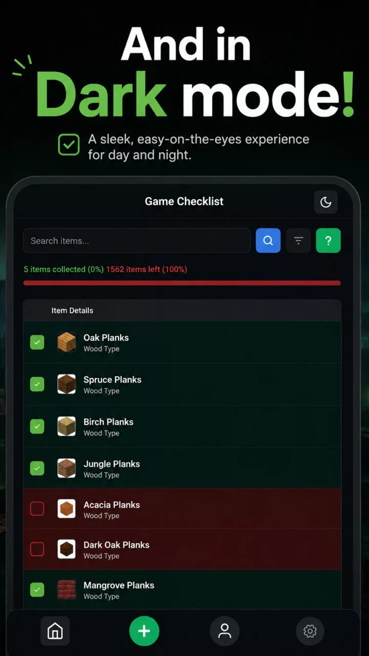 Minecraft Checklist