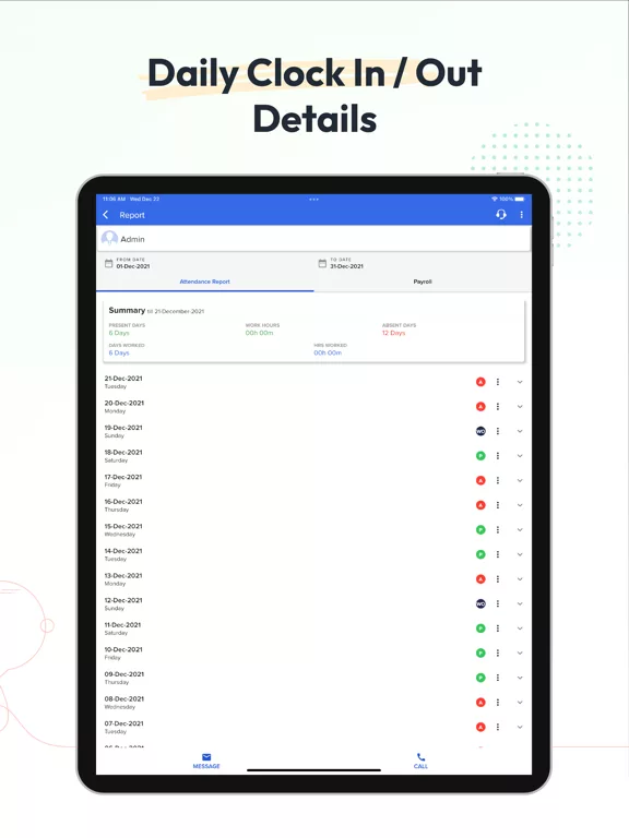 factoTime - Attendance App