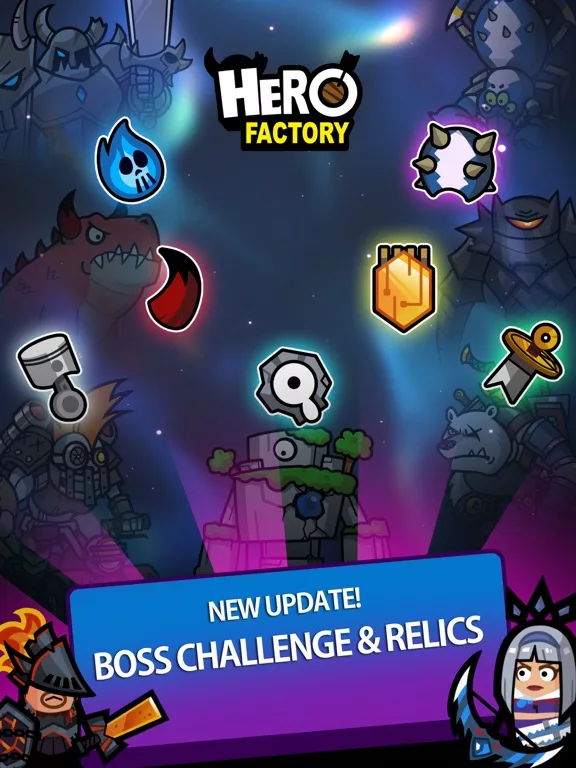 Hero Factory : Idle Tycoon