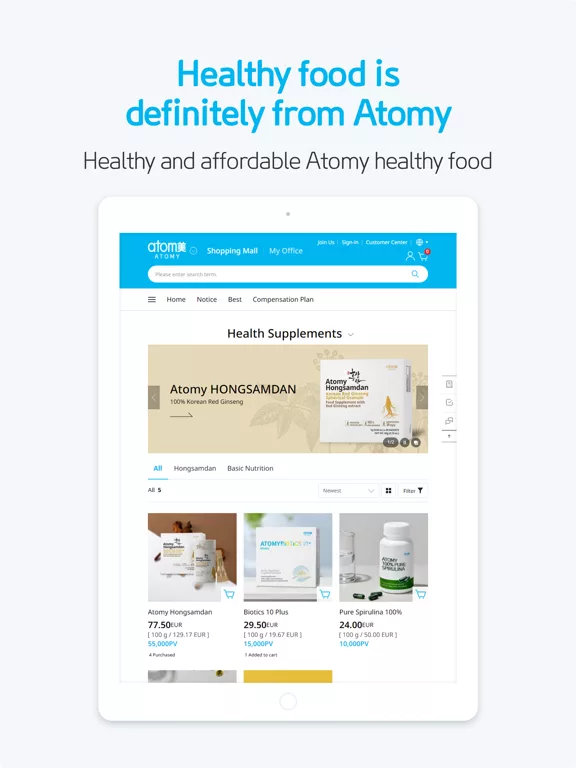 [Official] Atomy shop