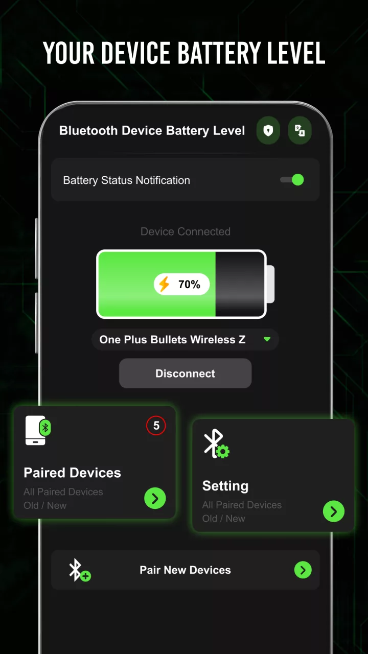 Bluetooth Device Battery Level
