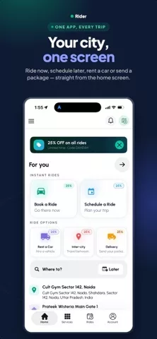 HireMe - Taxi Booking App