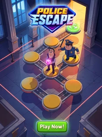 Police Escape! Match Villains
