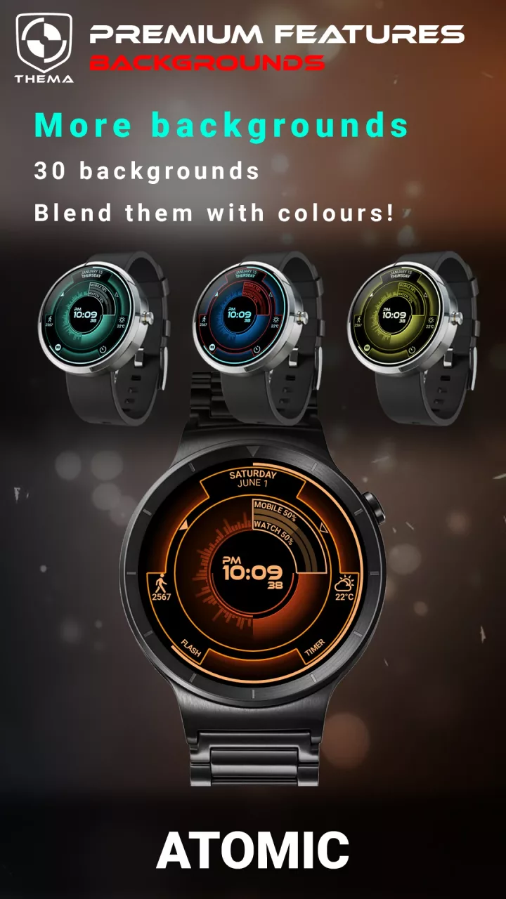 Atomic Watch Face