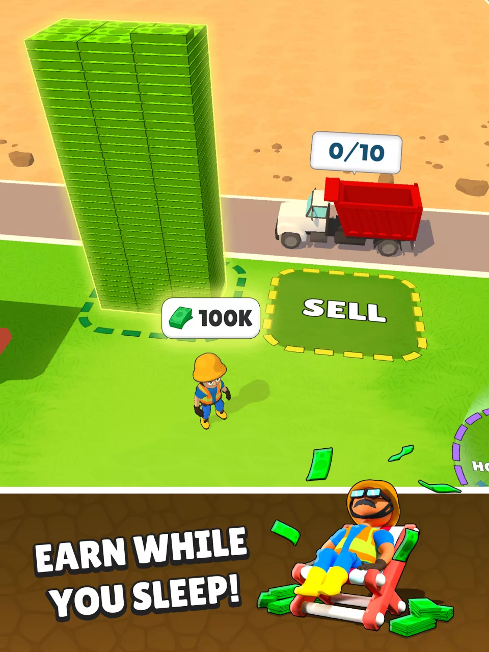 Drill & Collect: idle mine dig