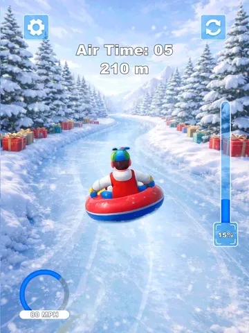 Sled Snow Surfers Slide Game