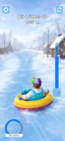 Sled Snow Surfers Slide Game