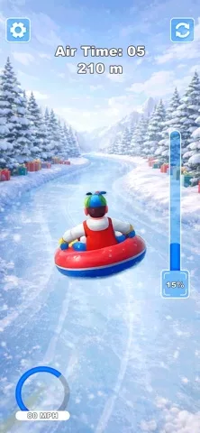 Sled Snow Surfers Slide Game