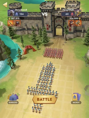Kingdom Clash：сражения, рыцари