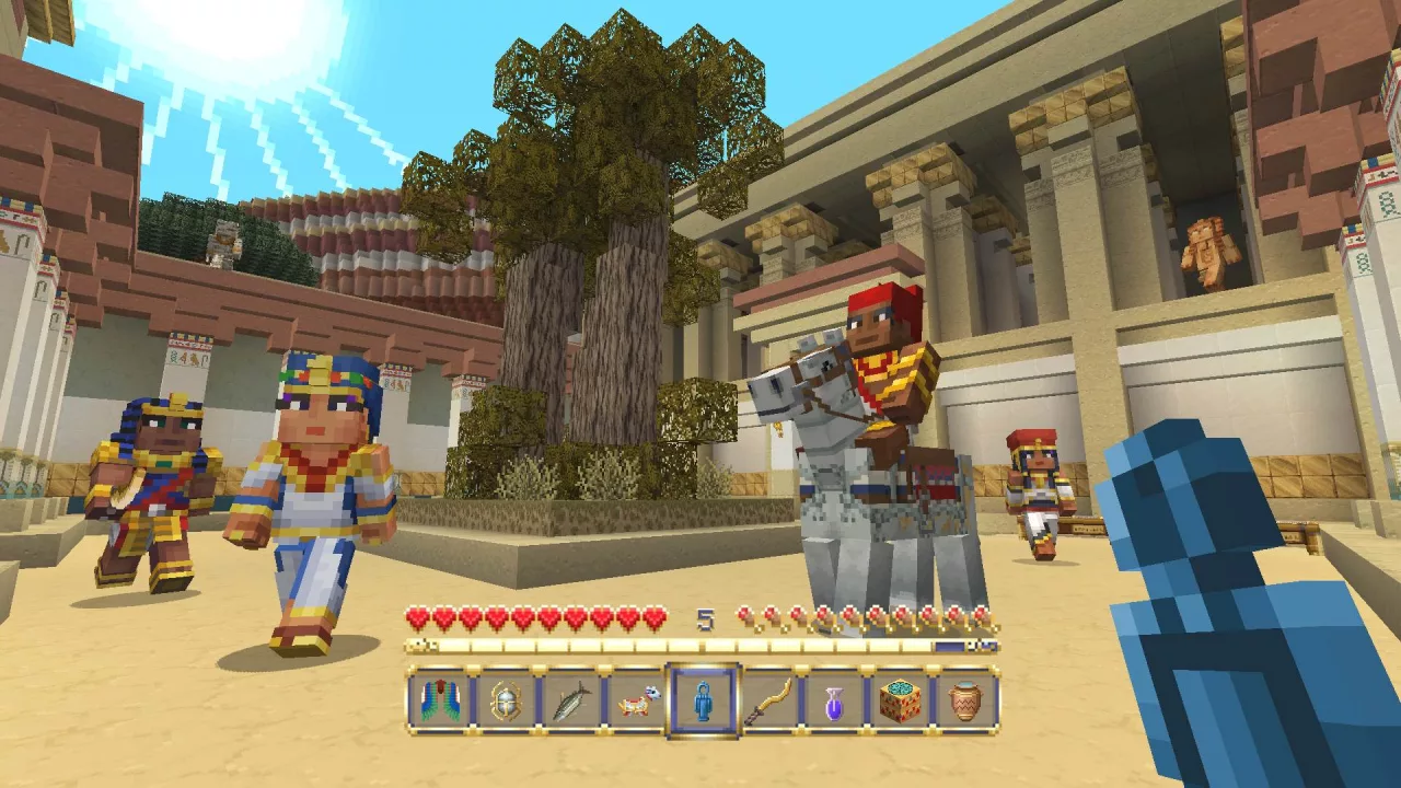 Minecraft Egyptian Mythology Mash-up