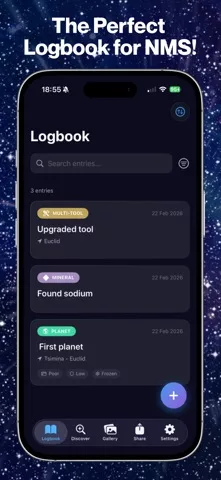 Travellers Log for NMS