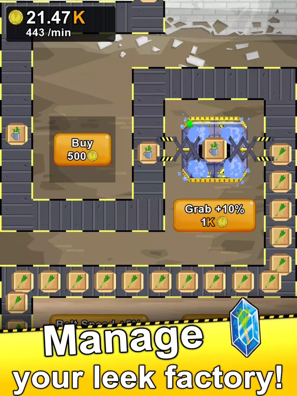Leek Factory Tycoon: Idle Game