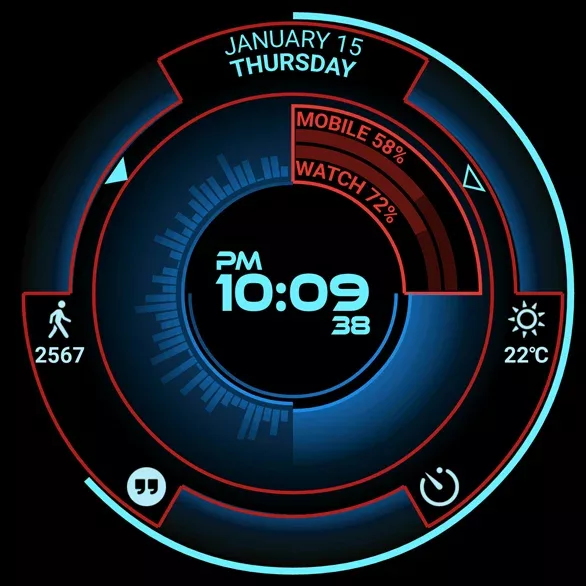 Atomic Watch Face