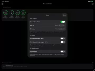 Battery Monitor Sync