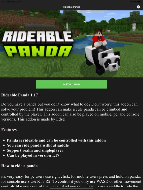Addons for Minecraft ‣