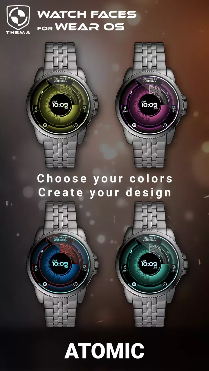 Atomic Watch Face
