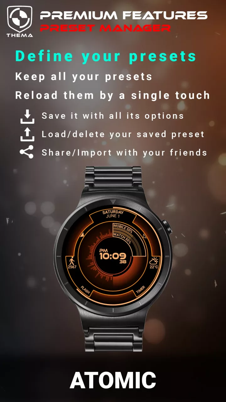 Atomic Watch Face