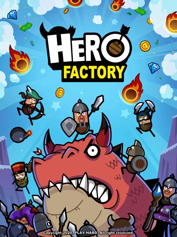Hero Factory : Idle Tycoon