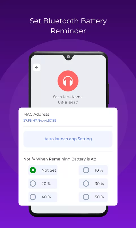 Bluetooth Battery Indicator