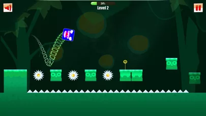 Square Dash GeoMetry jump fast