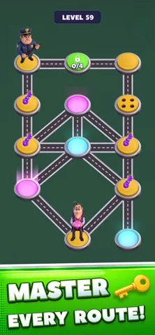 Police Escape! Match Villains