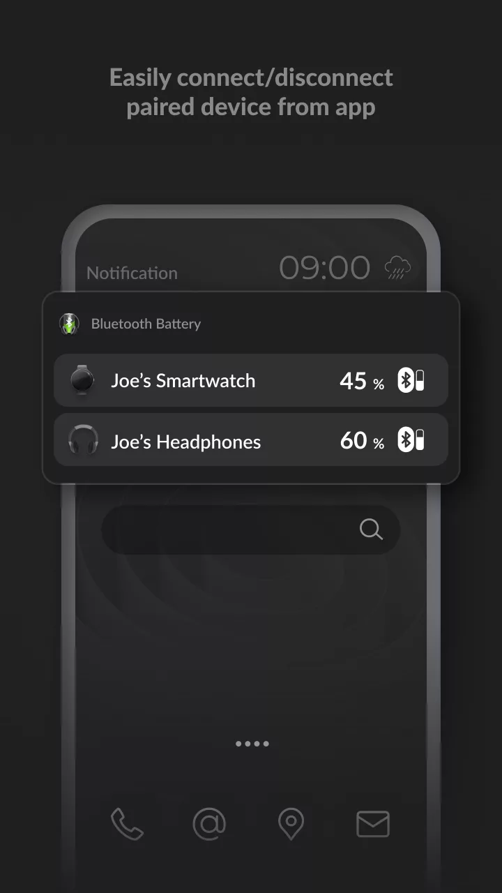 My Bluetooth Battery Levels