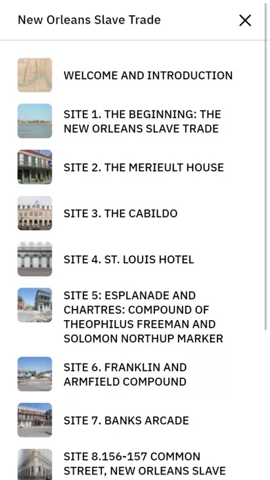 New Orleans Slave Trade App