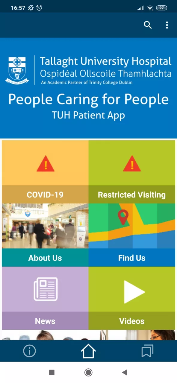 TUH Patient App: Tallaght Univ