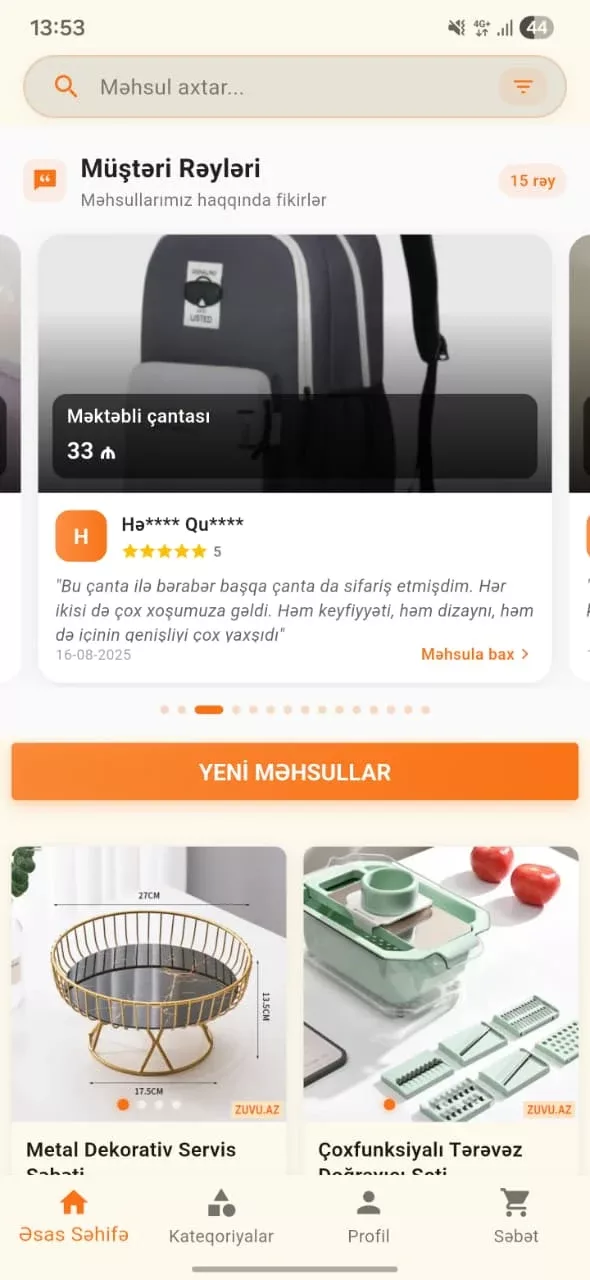 Zuvu - Onlayn Alış-veriş