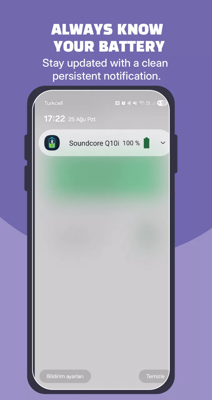 Bluetooth Battery Indicator