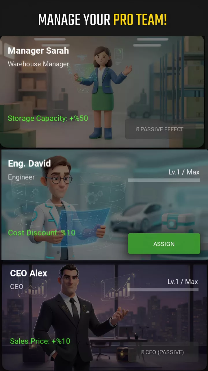 Auto Factory Tycoon: Car Maker